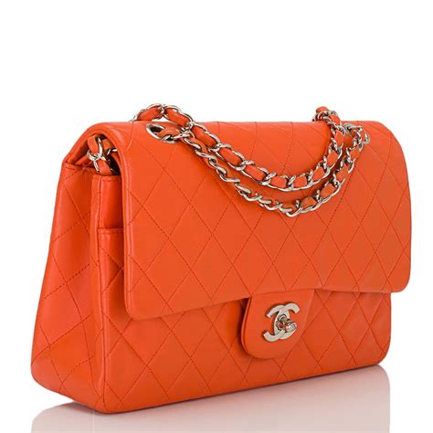 chanel orange handbag